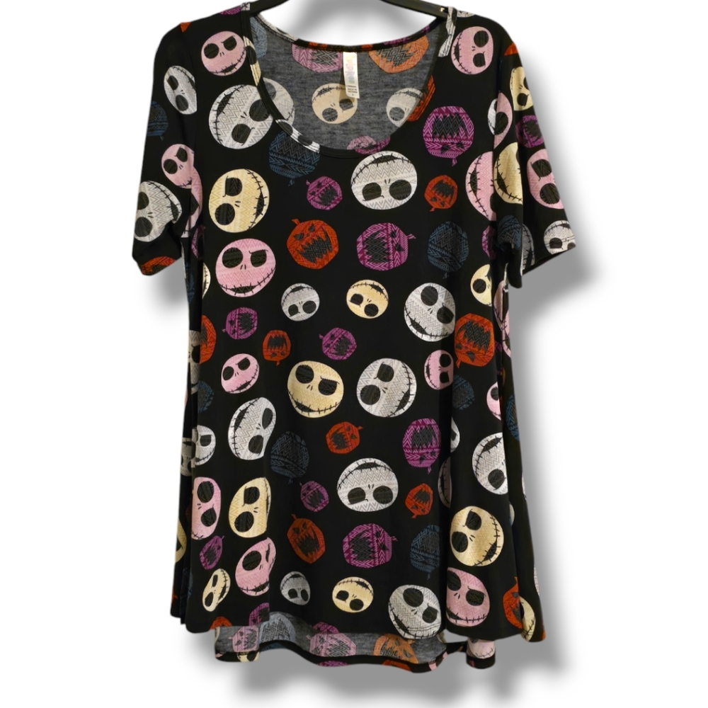 Lularoe Disney Jack skellington The Perfect T, Size Small